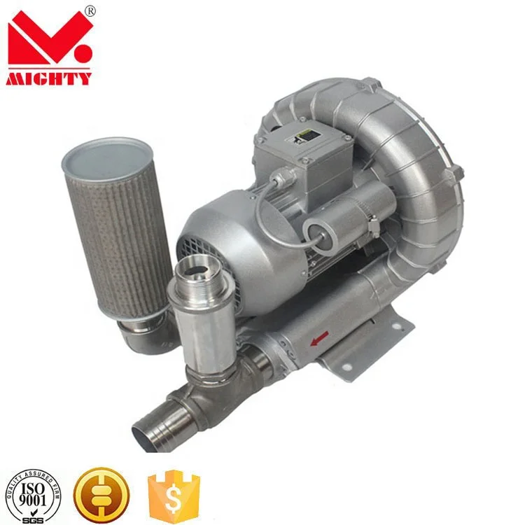 Мощный 4hp промышленный Электрический вакуумный насос, воздуходувка