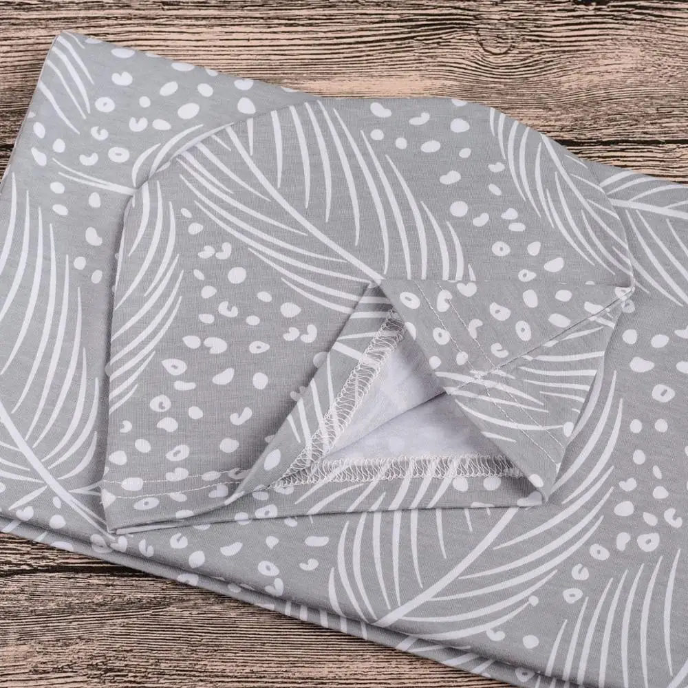 
Baby Snowman Leaf Print Sleeping Bags Set Euro America INS Infant Swaddles Baby Fish Print Thin Sleeping Bag + Hat 2 PCS Set 