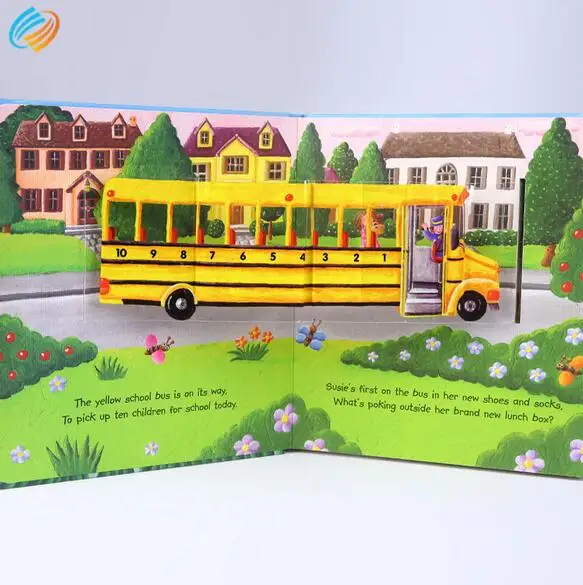 China Custom Mini Spiral Bound Hardcover Hardback Comic Kids Board Books Printing Services