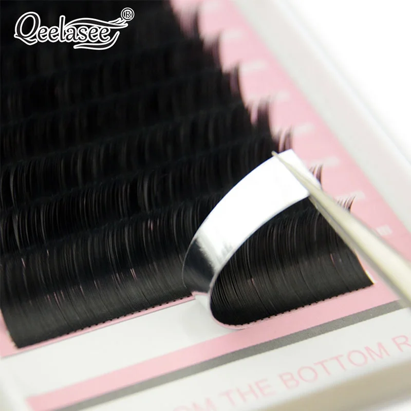 Qeelasee easy to fans camellia mink volume eye lash eyelash extensions