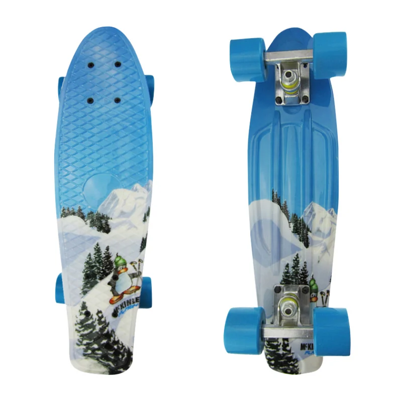 22 Inch Mini Plastic Skateboard Cruiser Skate Board For kids