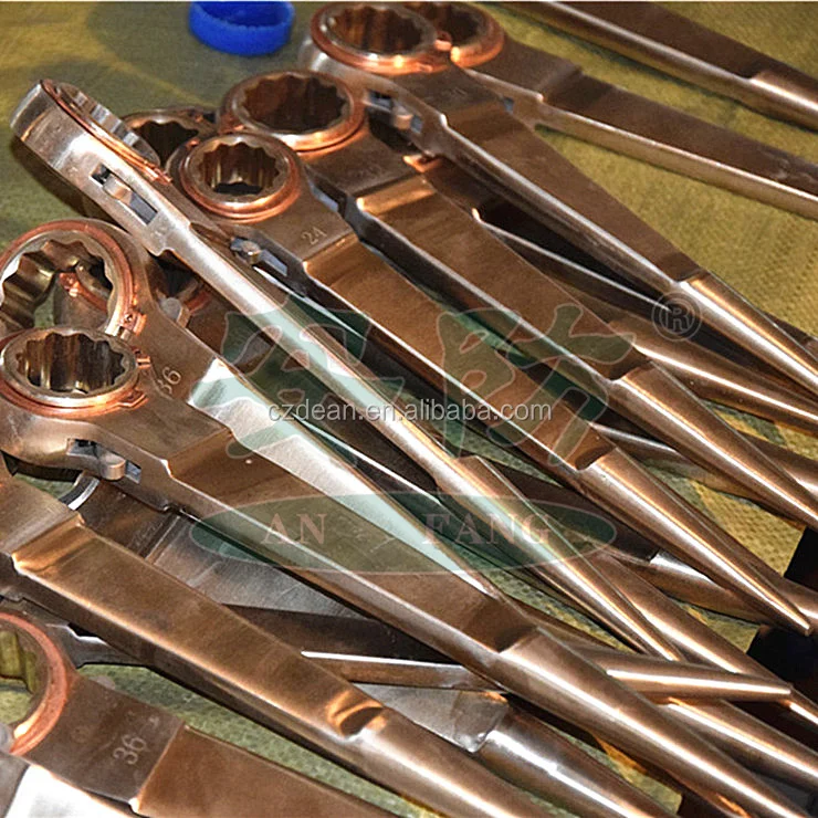 Manufacturer Producing ,non sparking ratchet wrench spanner Inflammable and explosive Petrochemical,crowbar ,safety
