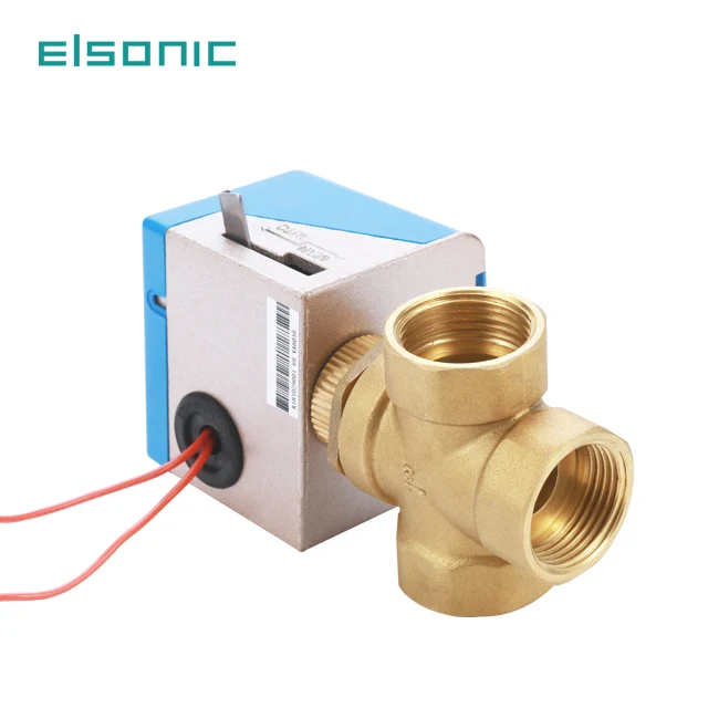 hvac for 3-way electric wireless remote control  brass 24v fan coil unit  motorized zone valve