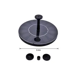 Outdoor Decoration Floating Solar Fountain Mini Solar Panel Powered Water Fountain Pump