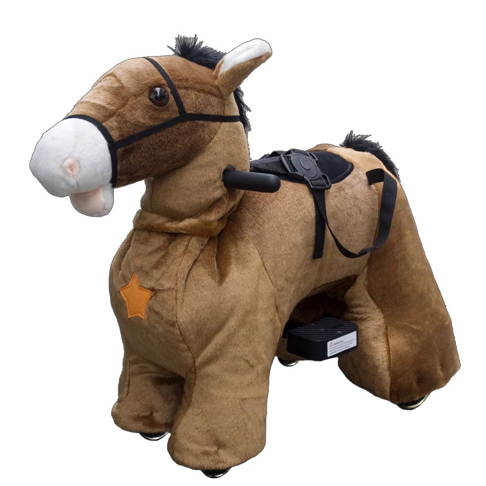 electronic animal baby ride on pony horse car