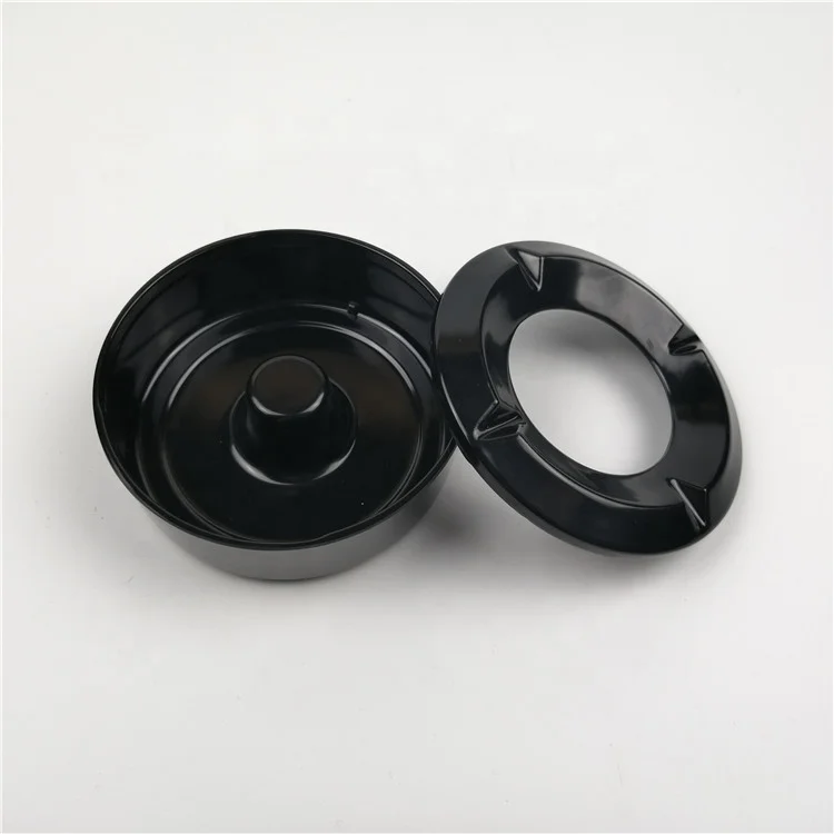 Top Grade Round White and Black Melamine Ash Tray