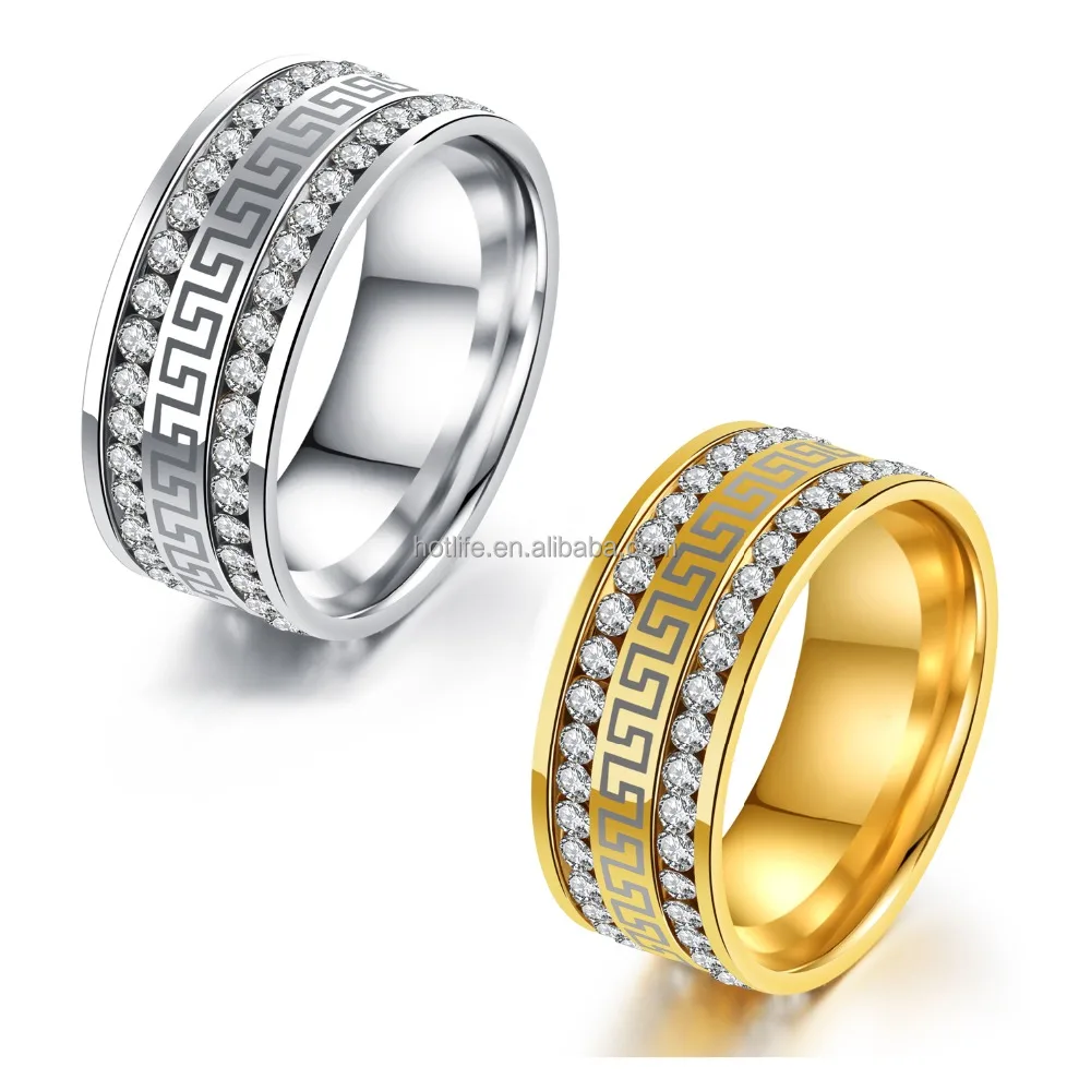 latest design saudi arabia gold engagement wedding crystal ring price