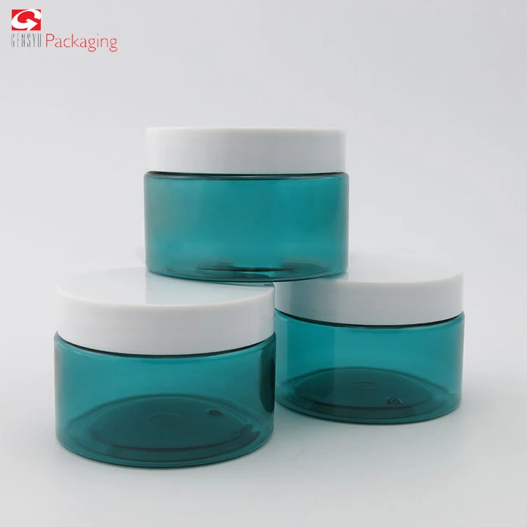 Высокое качество Экологичные Пустой Крем красочные контейнер, 200 мл черный косметические банки ПП пластиковые