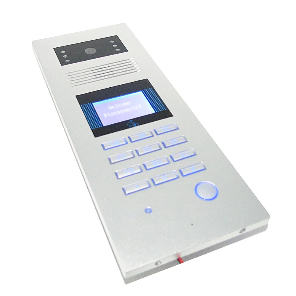 
Touch Screen TCP/IP SIP Video Intercom Multi-apartments Door Entry Phone Digital System 