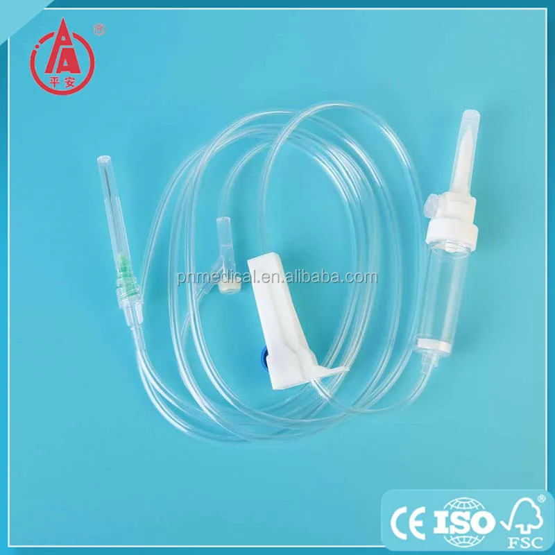 
Disposable adult IV Infusion Set with Filter 