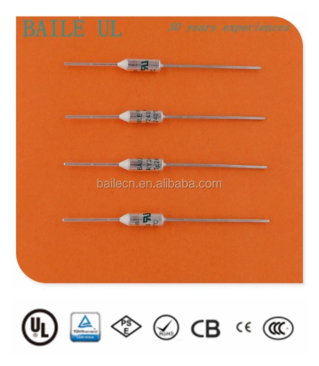 БЕЙЛ RY серии термопредохранителей предохранитель 10a 250 В 240c с UL