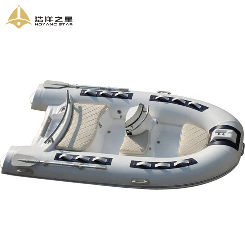 Qingdao Haoyang 330Cm Orca  RIB Fiberglass Inflatable Boat With Outboard Engine