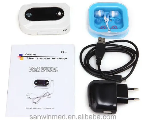 Sales Promotion and With Trade Assurance CE Marked CMS-VE Visual Electronic Stethoscope