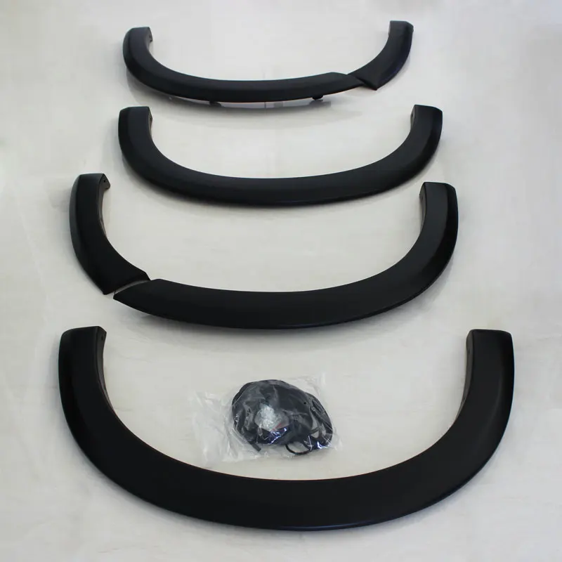 YCSUNZ ABS Matte Black OEM wheel arch with rubber Smooth fender flare For D-max 2012-2016 Pickup accessories