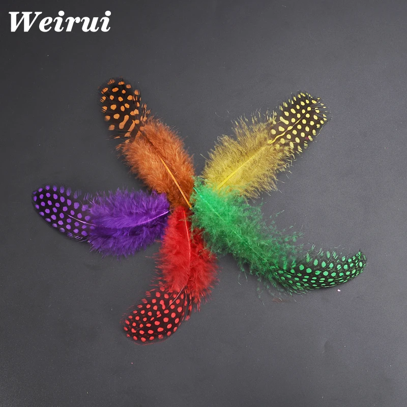 Feathers cheap Colorful Rooster Down Feathers for DIY