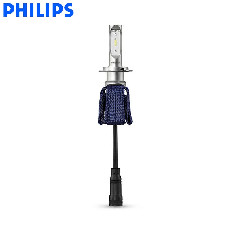 Philips LED H7 Ultinon Essential LED Car Bulbs 6000K Bright White Light Auto Headlight Innovative Heat 11972UE X2, Pair