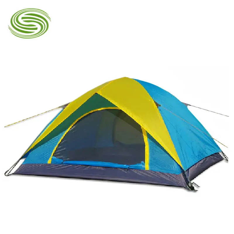 
Customized Outdoor 3-4 Persons Double Door Camping Tents 
