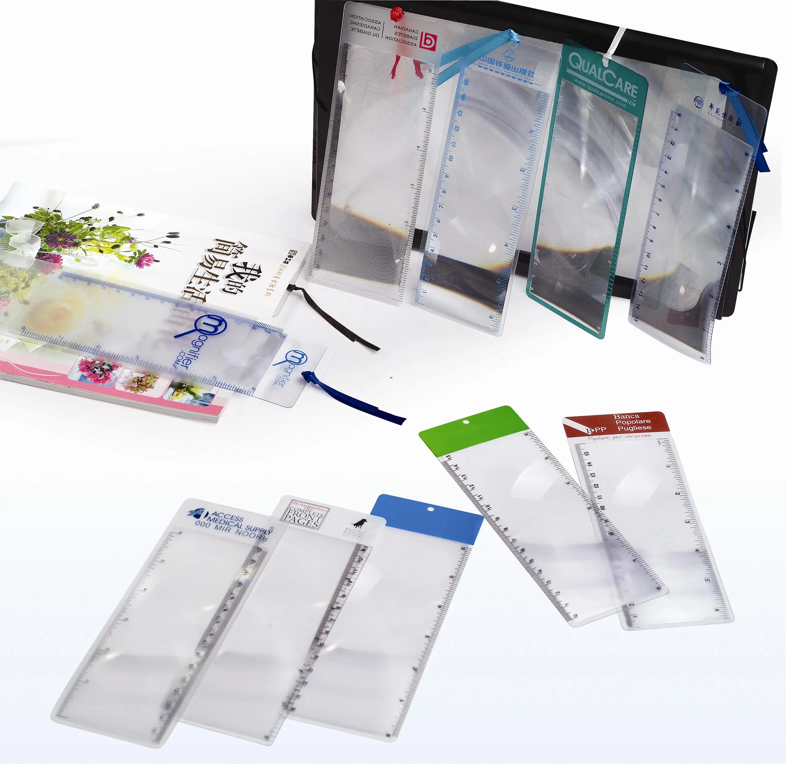 Увеличительное стекло с линейкой и логотипом на заказ