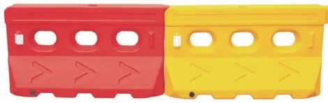 Temporary 1M Height Plastic Traffic Foldable Water Filled Barrier