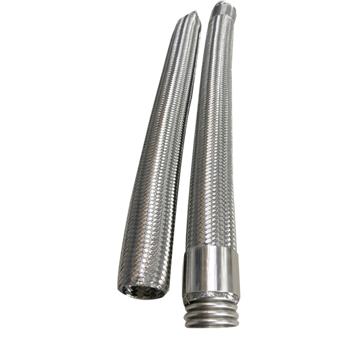 Male and female thread One/ two layer braided stainless steel hose metal flex pipe