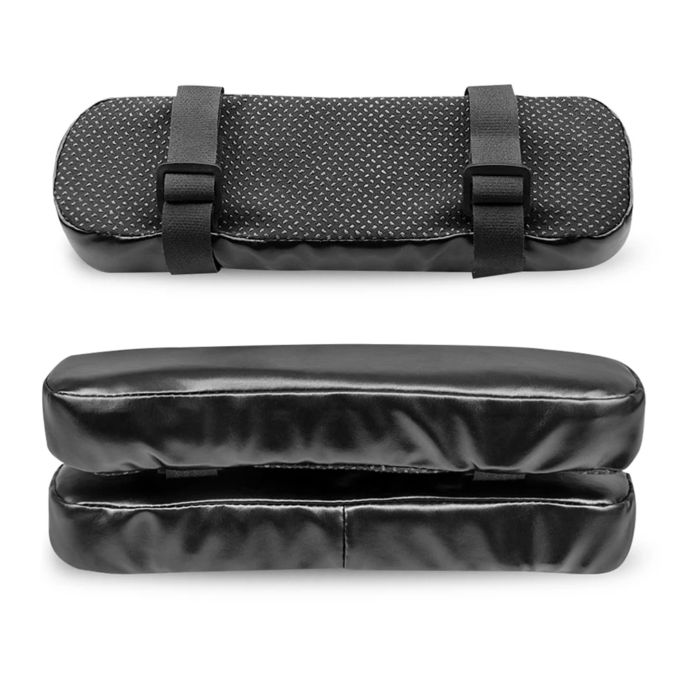 
New Chair Armrest Pads Memory Foam Elbow Pillow Support Arm Rest Covers PU Leather Armrest Chair Cushion Pads Elbow Relief 