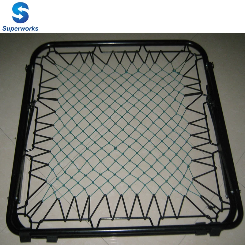 powder-coated galvanized steel tube soccer football rebounder net rebound goal