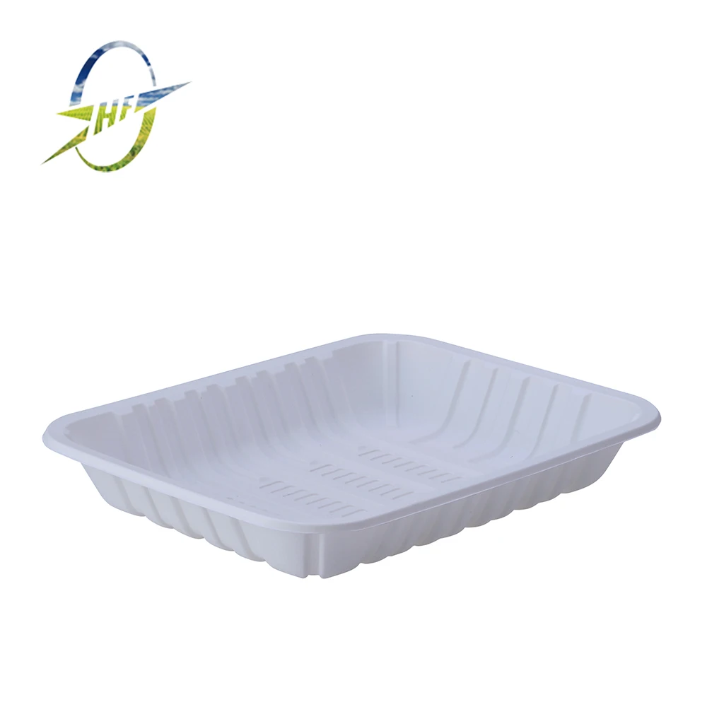 Disposable Corn starch Bioplastic Plates for Sale