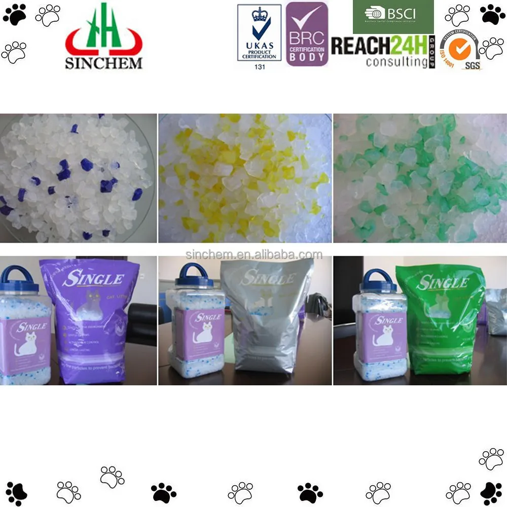 premium crystal silica gel cat litter
