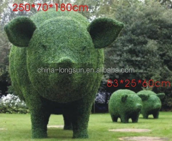 LSWS15122608 manufacture wholesale artificial buxus topiary butterfly for gard landscaing decoration