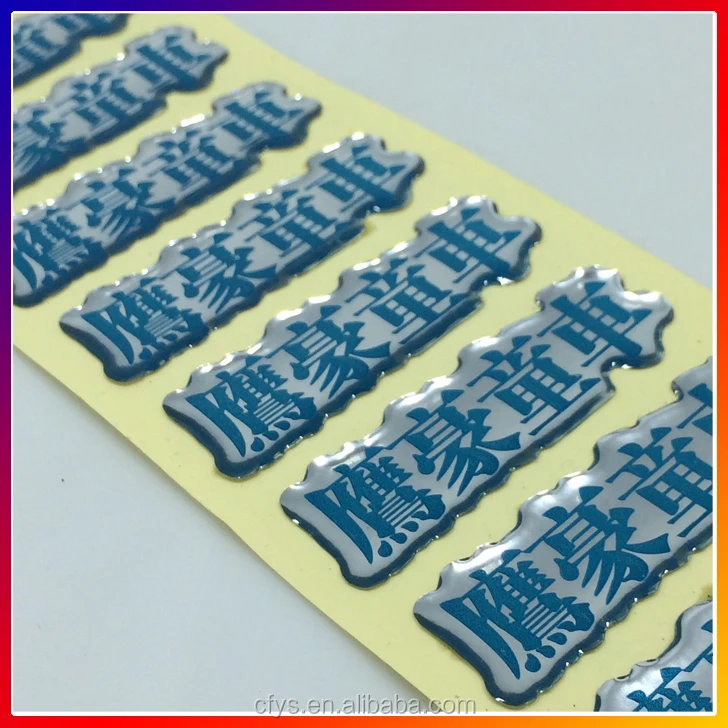 Custom Cute 3d Stickers Epoxy Resin Clear Dome Stickers Decoration Objects Made In China