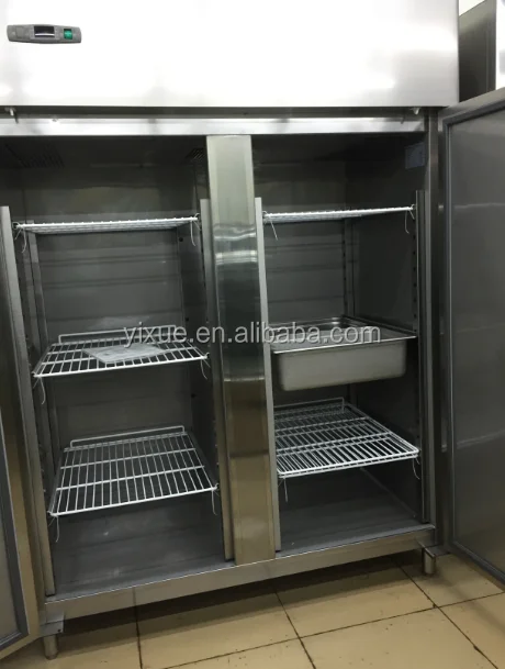 commercial stainless steel restaurant two big door kitchen refrigerator