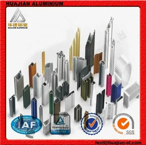 Экструзия алюминия профили для створки окна