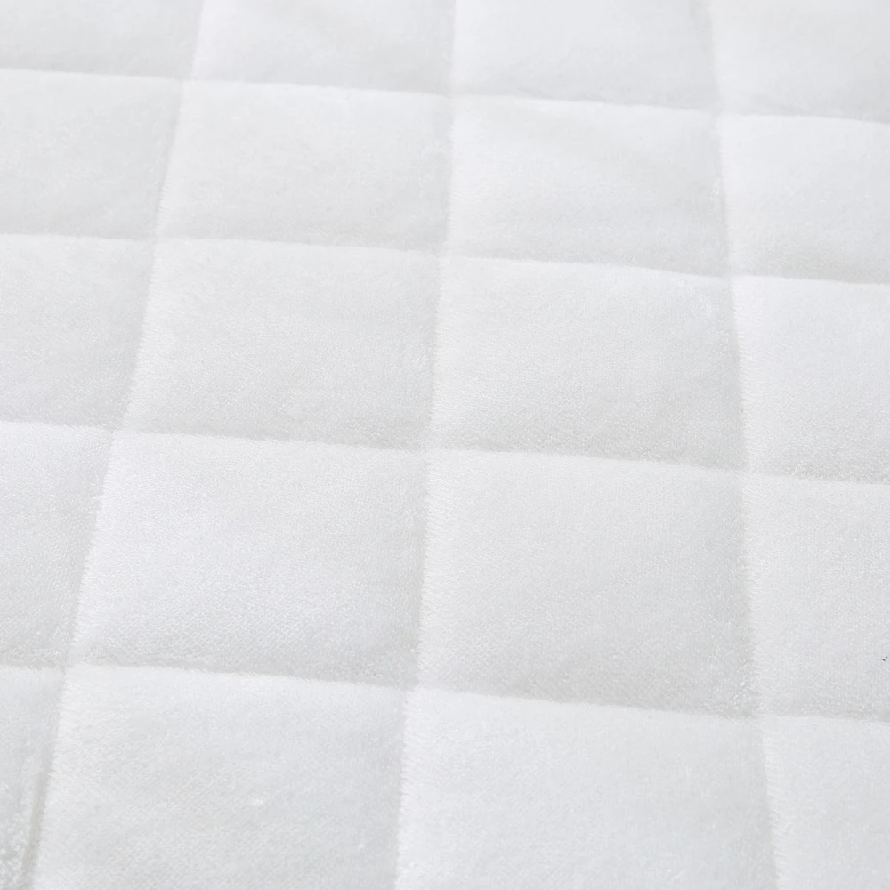 Waterproof Crib Bed Sheet Air Jacquard Bamboo Quilted Mattress Protector Cover