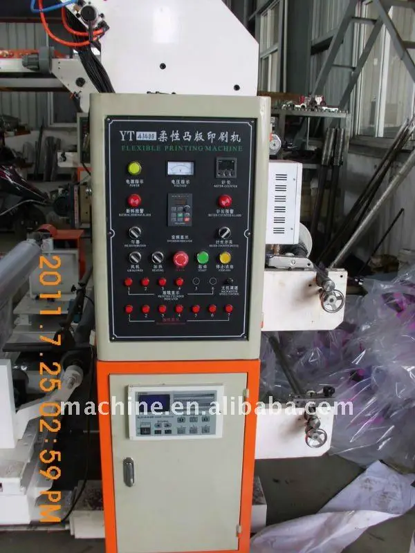 2022 zhuxin brand high speed 4 color flexo printing machine