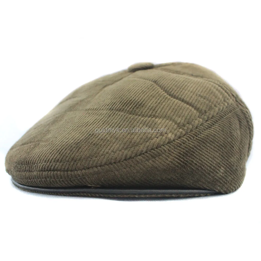 men women checked retro plaid detective golf ivy hat