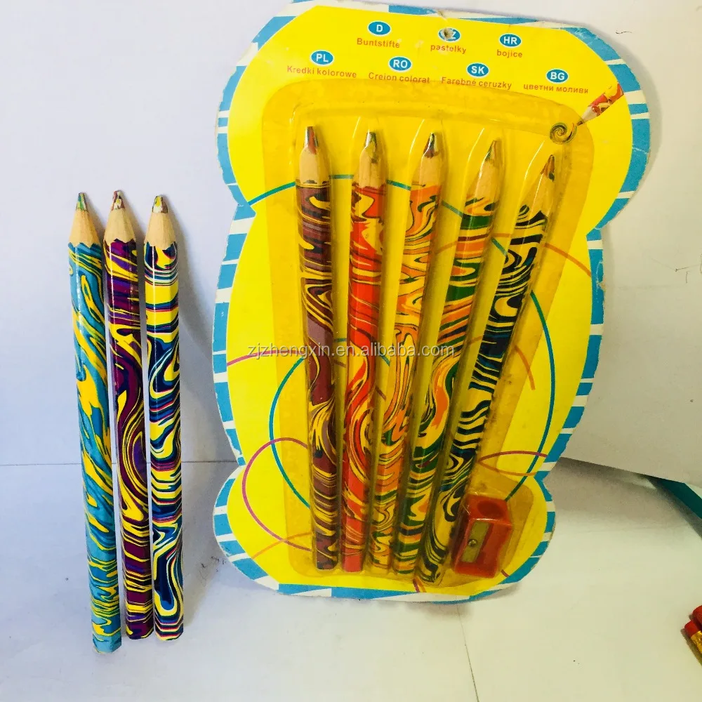 4color in 1 lead pencil rainbow color pencil 2018 new promotional