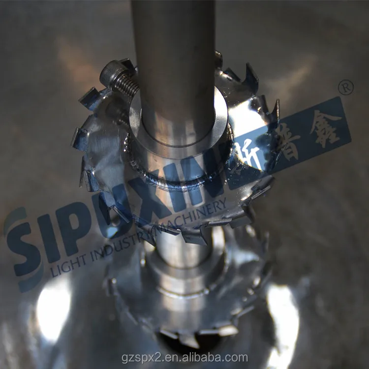Sipuxin mixing liquid detergent mixer tank/liquid soap mixer/shampoo production line