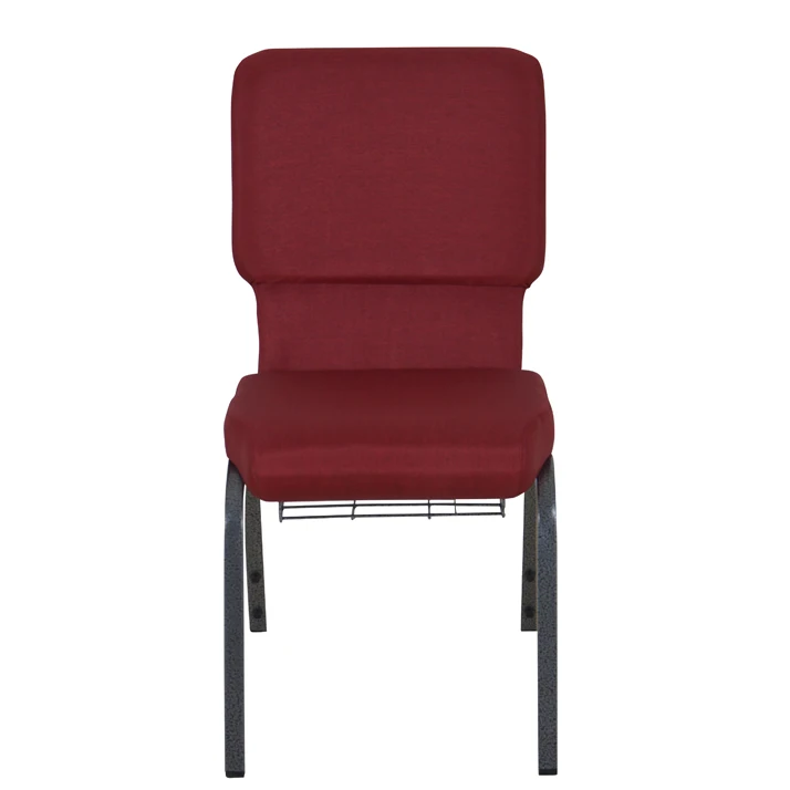upholstered metal auditorium chair fabric embroidery church chair