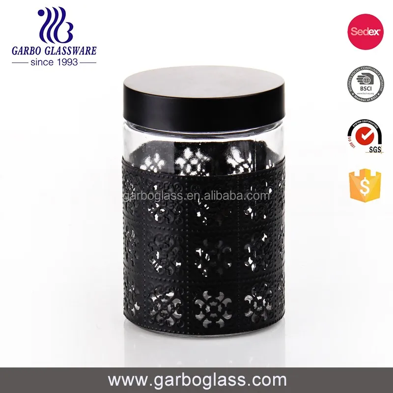 Оптовая 700 мл стеклянную банку с крышкой Новым