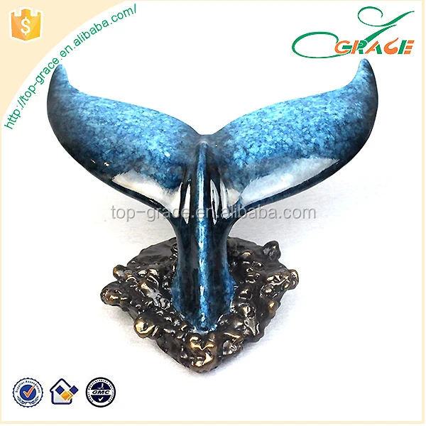 Смола кита хвост украшения морская жизнь сувениры