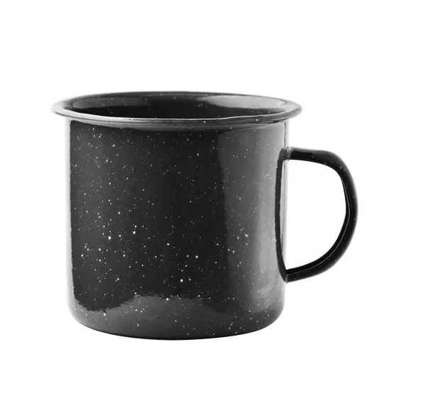 Promo top sale metal camping enamel mug custom logo