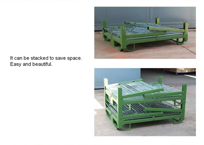 China supplier of high quality metal container foldable storage cage with ce,iso,tuv certificate