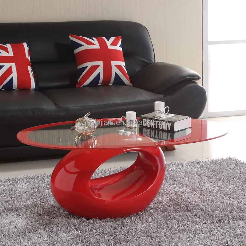 
High Quality coffee table for cutting glass used modern glass teapoy 