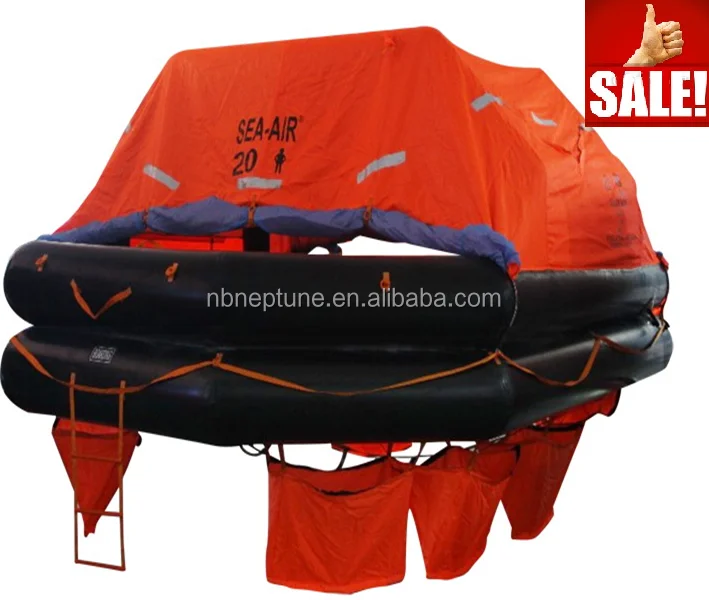 marine boat ship use life raft for ship with 20 person