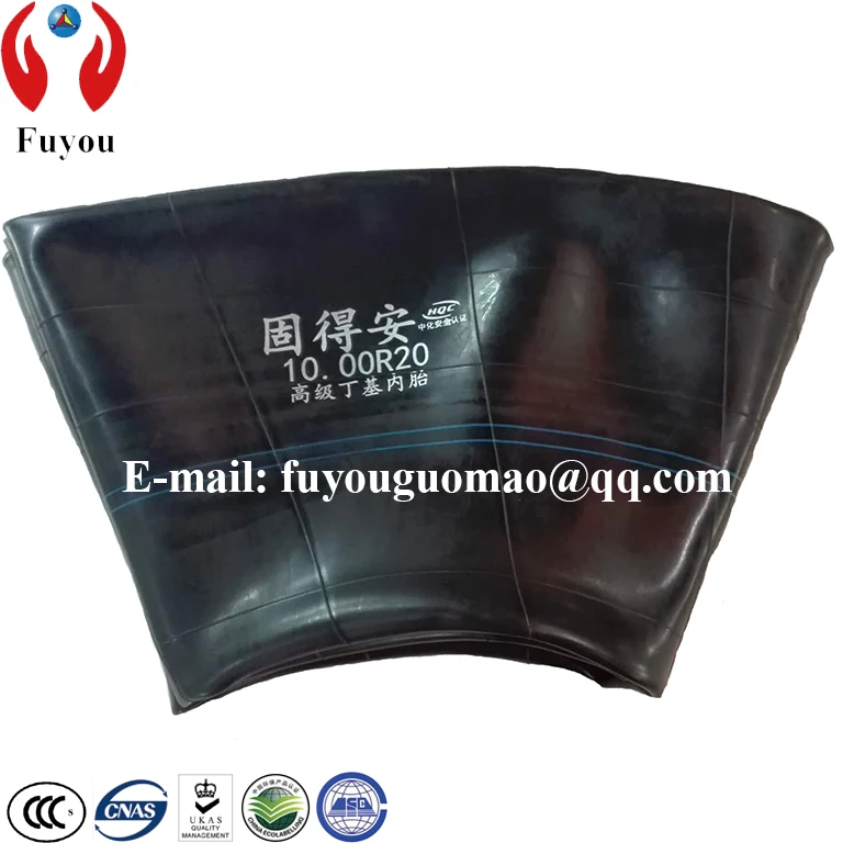 10,00 R20 внутренняя трубка из бутилкаучука для грузовика 1000r20