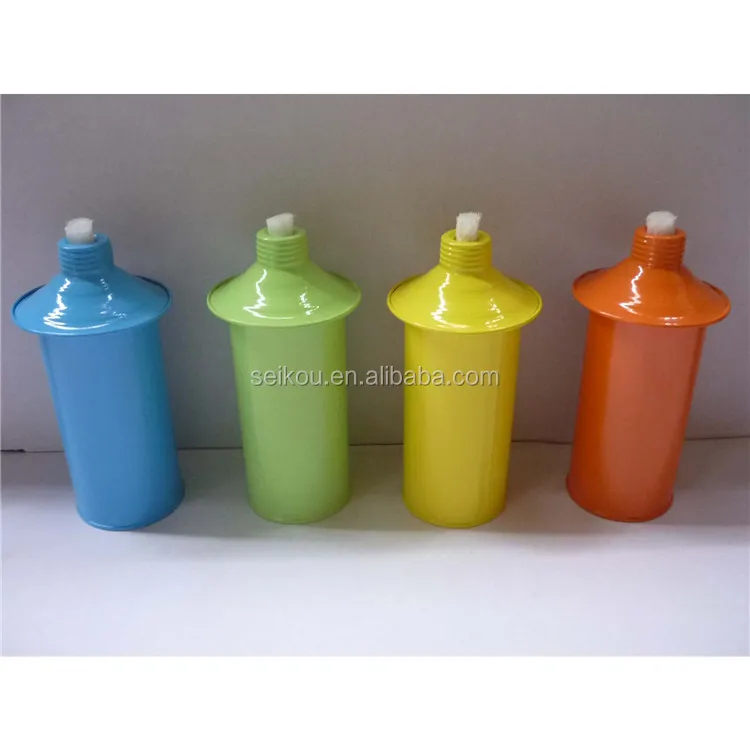 
Colored Metal Replacement Canister For Citronella Oil 