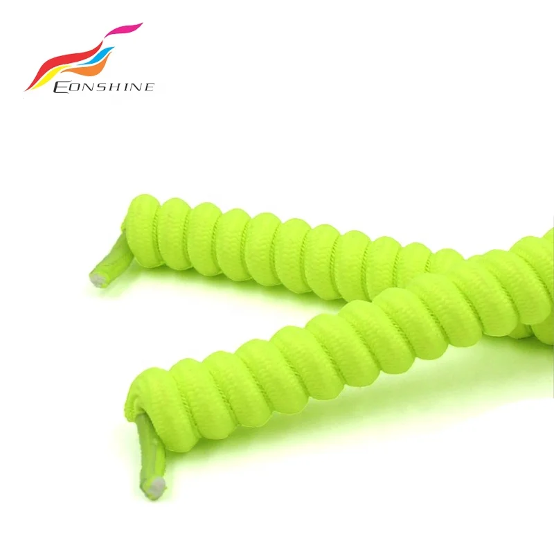 One Size Fits All Never Need Tying Trainer Colored Twister Elastic Spring Shoe Laces for Elderly