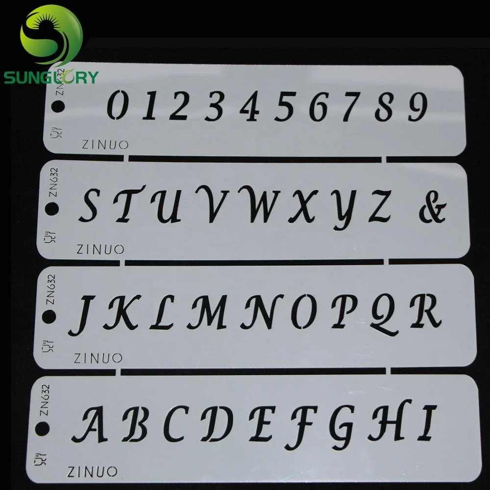 Трафареты с цифрами и буквами алфавита для украшения торта трафарет печенья форма формы выпечки Формы кексов