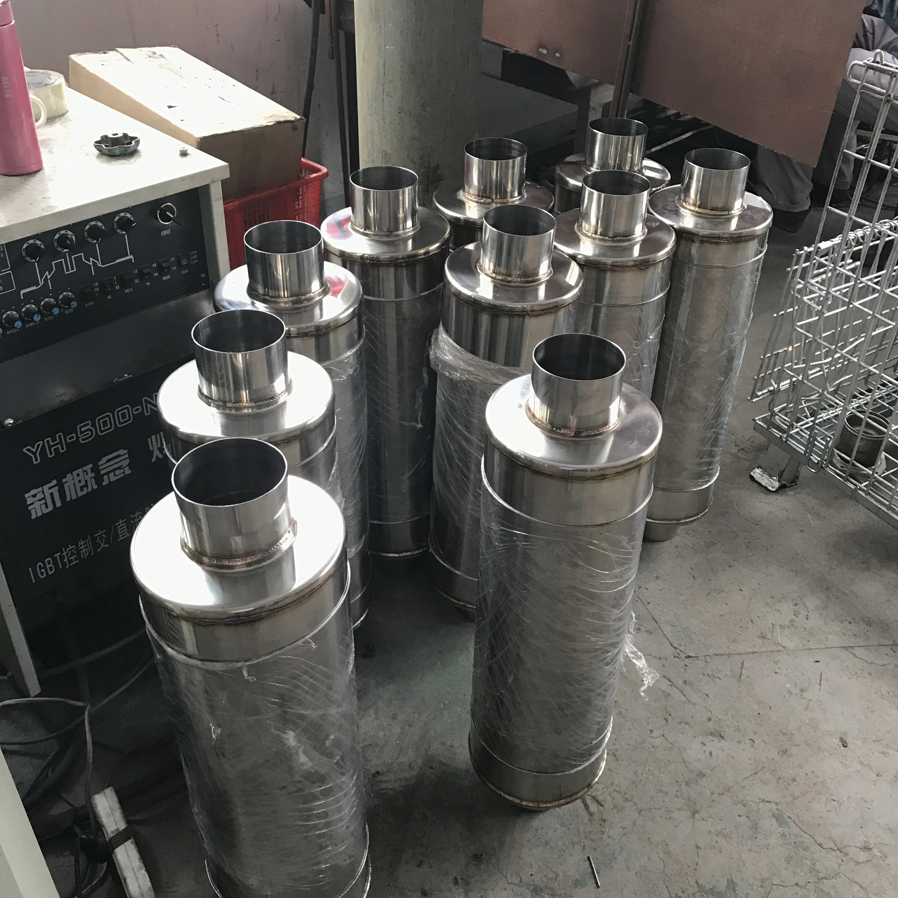 Выхлопной глушитель для автомобиля, производительность на заказ, выпускной клапан 3 дюйма, из нержавеющей стали