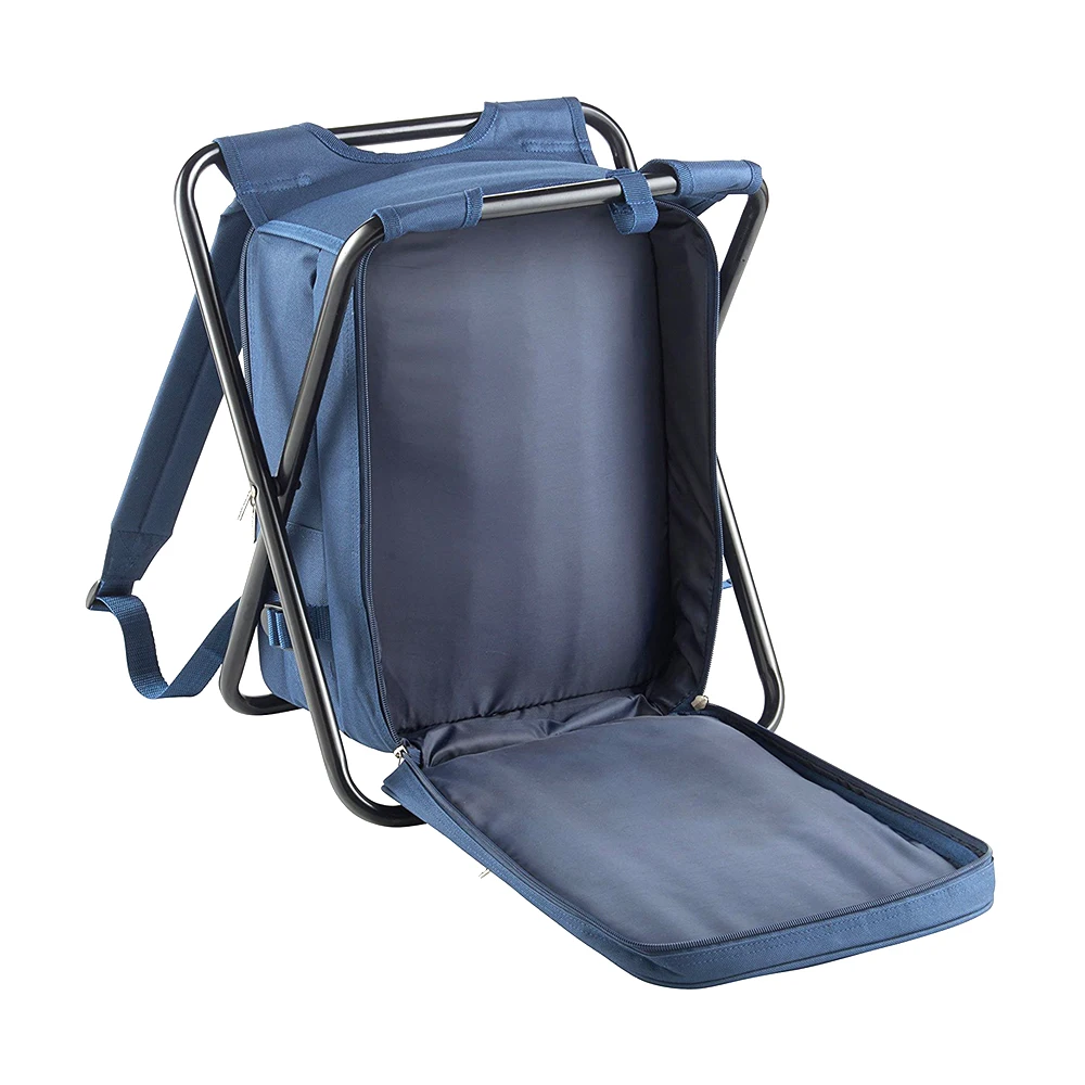 Outdoor Multifunction Fold Fishing Stool Picnic Backpack